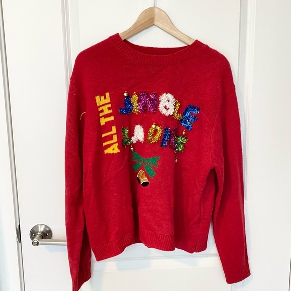 Ugly Christmas sweater “All the Jingle Ladies” Jingle Bells size 3X - Picture 1 of 7